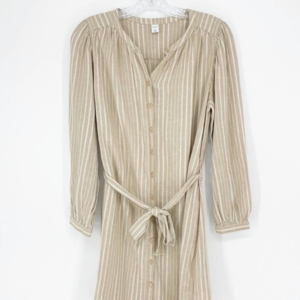 Old Navy Stripe Button Down Shirt Dress Size XS